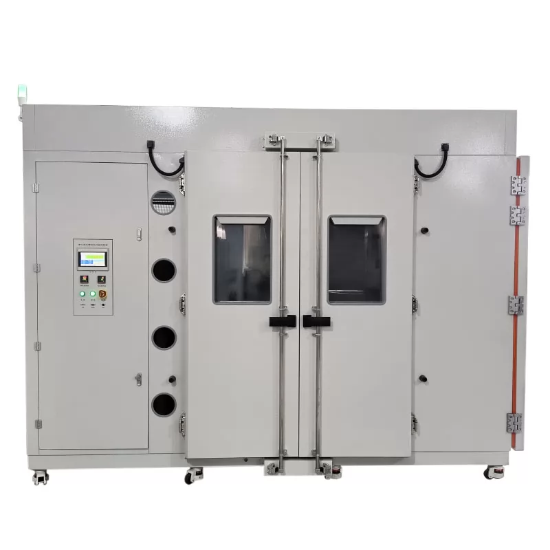 Large three-trough cold and thermal shock test chamber