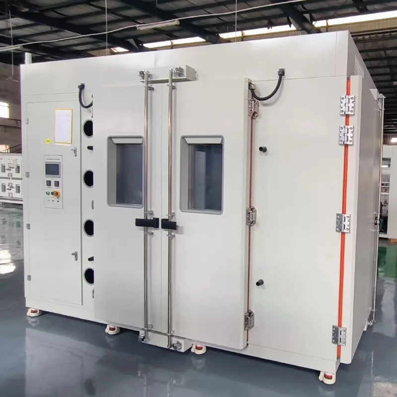 Large three-trough cold and thermal shock test chamber