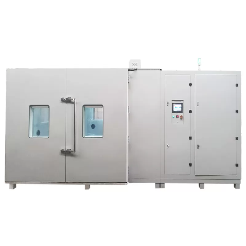 Large walk-in rapid temperature change humidity and heat laboratory